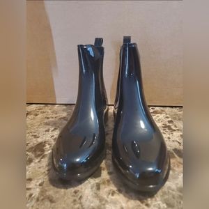 Mobesano  by Ska-Doo Women's Ladies Shiny Short Ankle High Rain Winter Boots